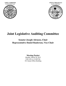 Joint Legislative Auditing Committee