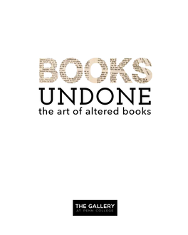 The Art of Altered Books, an Cara Barer Carole P