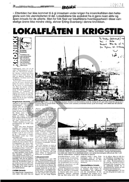 Lokalflåten ·1 KRIGSTID