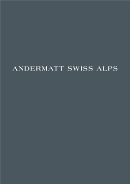 Andermatt Swiss Alps