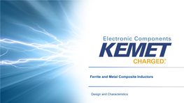 Ferrite and Metal Composite Inductors