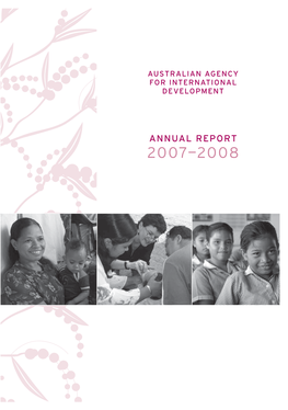 Annual Report 2007—2008 Ausaid Annual Report 2007—2008