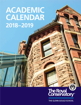 Academic Calendar 2018–2019 1