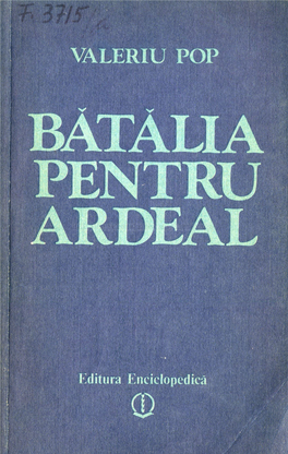 Bătălia Pentru Ardeal