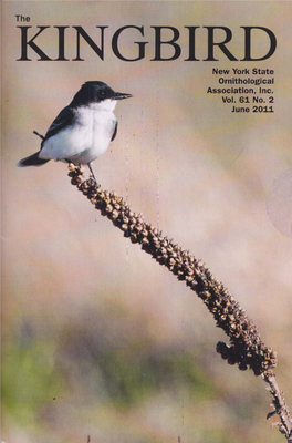 The Kingbird Vol. 61 No. 2 – June 2011