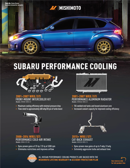 2325 8Pct Subaru All-Products Salessheet Nomarks.Pdf