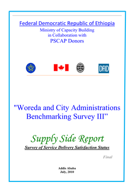 WCBS III Supply Side Report 1