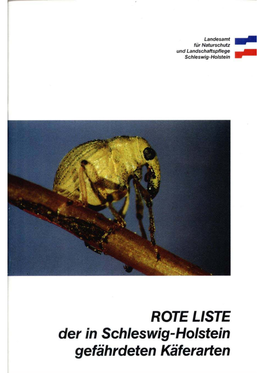 Für Naturschutz Und Landschaftspflege Schleswig-Holstein, Heft 5 LOHSE, G