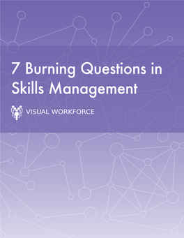 7 Burning Questions in Skills Management Contents