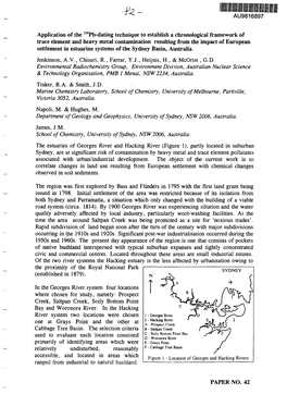 Application of the 210 Pb-Dating Technique to Establish A