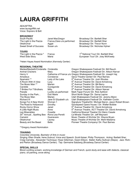 LAURA GRIFFITH Resume 92114