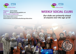 Weekly Social Clubs