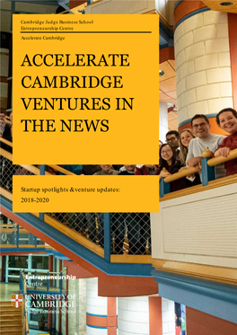 Accelerate Cambridge Ventures in the News