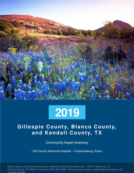 Gillespie County, Blanco County, and Kendall County, TX