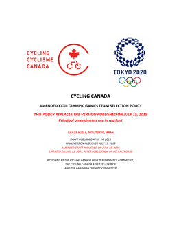 Cycling Canada