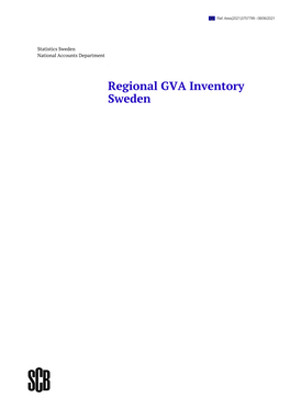 Regional GVA Inventory Sweden