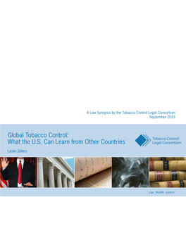 Global Tobacco Control: What the U.S. Can Learn from Other Countries (2013)