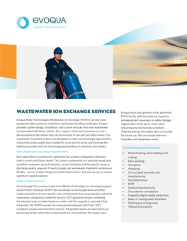 Wastewater Ion Exchange Services