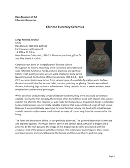 Chinese Funerary Ceramics