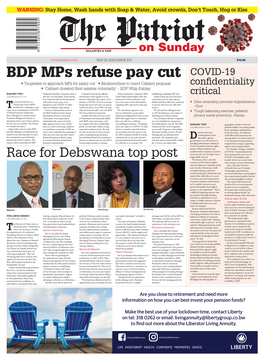 BDP Mps Refuse Pay