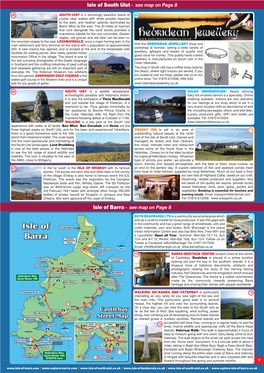 Isle of Barra - See Map on Page 8