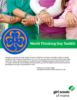 World Thinking Day Toolkit