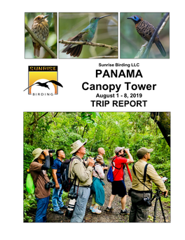 Panama Canopy Tower 2019