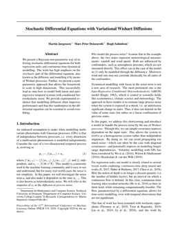 Stochastic Differential Equations with Variational Wishart Diffusions