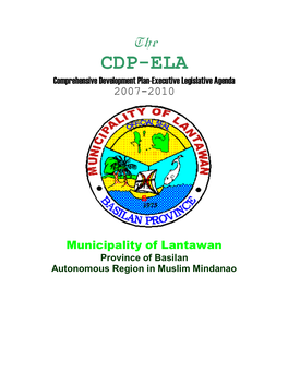 CDP-ELA Comprehensive Development Plan-Executive Legislative Agenda 2007-2010