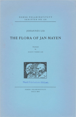 The Flora of Jan Mayen