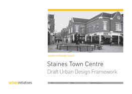 Staines Town Centre Draft Urban Design Framework