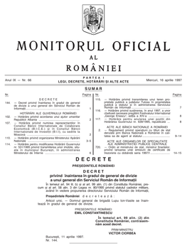 Monitorul Oficial Partea I