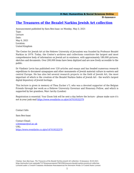 The Treasures of the Bezalel Narkiss Jewish Art Collection