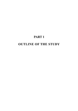Part 1 Outline of the Study