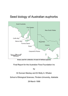 Final Report for the Australian Flora Foundation Inc