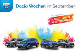 Dacia Wochen Im September