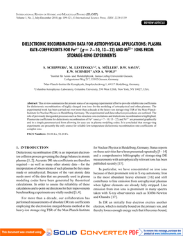 DIELECTRONIC RECOMBINATION DATA for ASTROPHYSICAL APPLICATIONS: PLASMA RATE-COEFFICIENTS for Feq+ (Q = 7–10, 13–22) and Ni25+ IONS from STORAGE-RING EXPERIMENTS