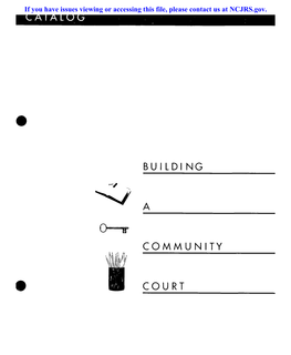 Building a Community Court