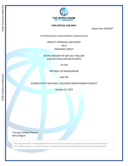 World Bank Document