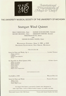 ^T&Mtioqal Stuttgart Wind Quintet