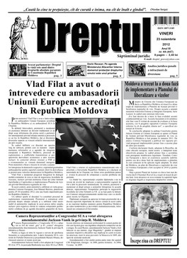 Vlad Filat a Avut O Întrevedere Cu Ambasadorii Uniunii Europene