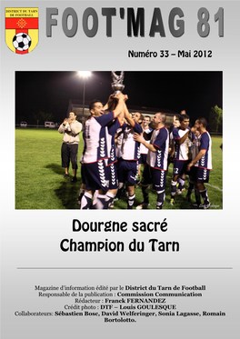 Dourgne Sacré Champion Du Tarn