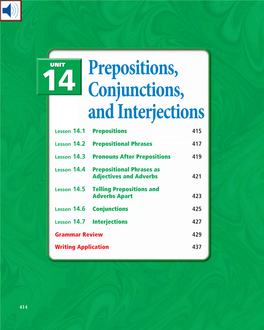 Prepositions, Conjunctions, and Interjections System of Classifying Books