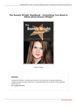 Download Book / the Bonnie Wright Handbook