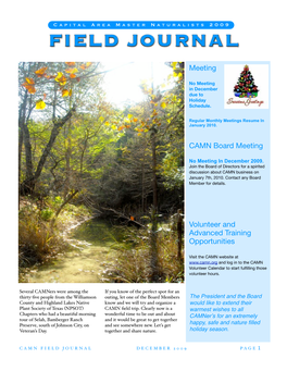 Field Journal