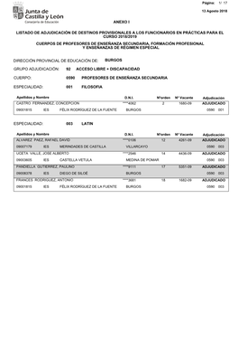 Cuerpos De Profesores De Enseñanza Secundaria, Formación Profesional Y Enseñanzas De Régimen Especial