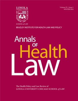 Annals of Health Law 62 HEALTH CONSEQUENCES of SEX TRAFFICKING