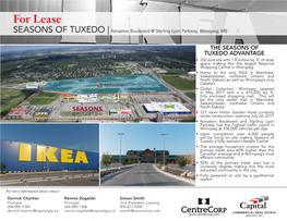 For Lease SEASONS of TUXEDO | Kenaston Boulevard @ Sterling Lyon Parkway, Winnipeg, MB