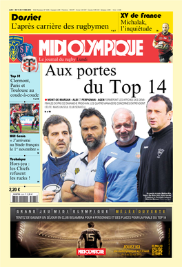 Dossier XV De France Michalak, L’Après Carrière Des Rugbymen 4 À 7L’Inquiétude 36