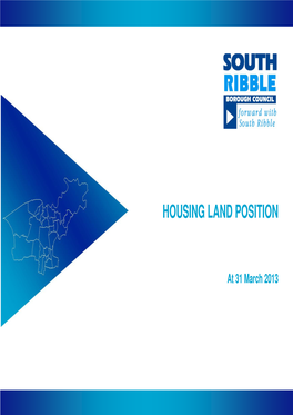 Housing Land Position March 2013